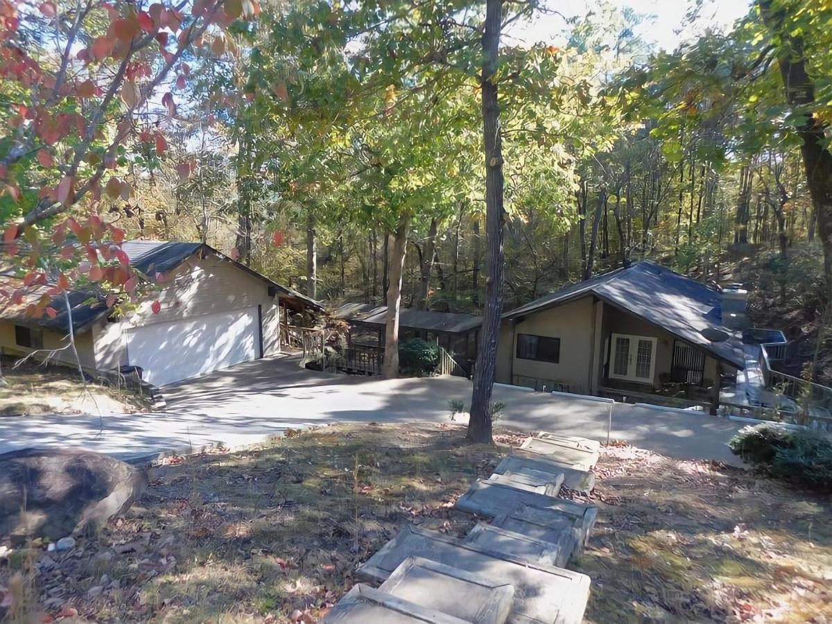 Secluded Home With Mini Waterfall And A Creek In Hot Springs Exterior foto