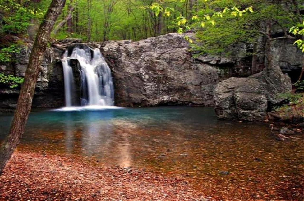 Secluded Home With Mini Waterfall And A Creek In Hot Springs Exterior foto